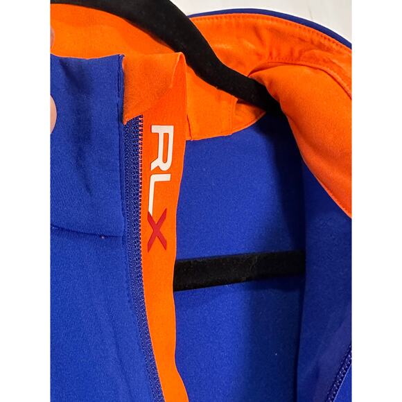 RLX Ralph Lauren Royal Blue 1/4 Zip Performance Pullover XL Golf Athleisure - Picture 2 of 16